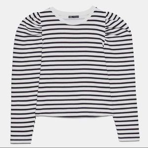 Zara Balloon Sleeve Top